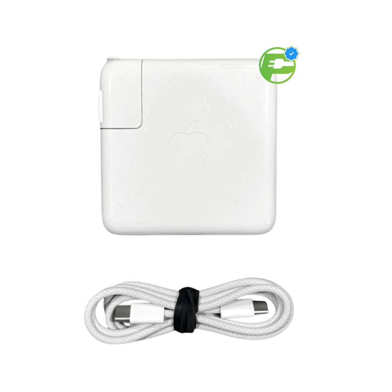 PayMoreยฎ Certified Apple 61W USB-C Power Adapter A1947 w/ 1m Cable